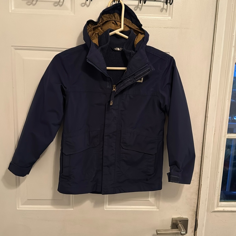 Two in one blue boys, Northface jacket